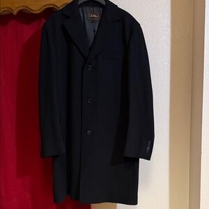 Cole Haan Men's Black Trench Coat L